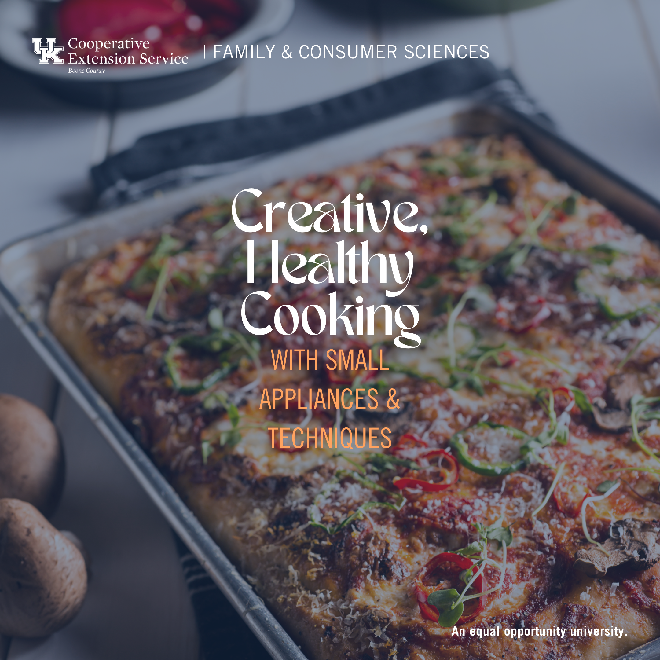 Creative Healthy Cooking with Sheet Pan Meals program advertisement