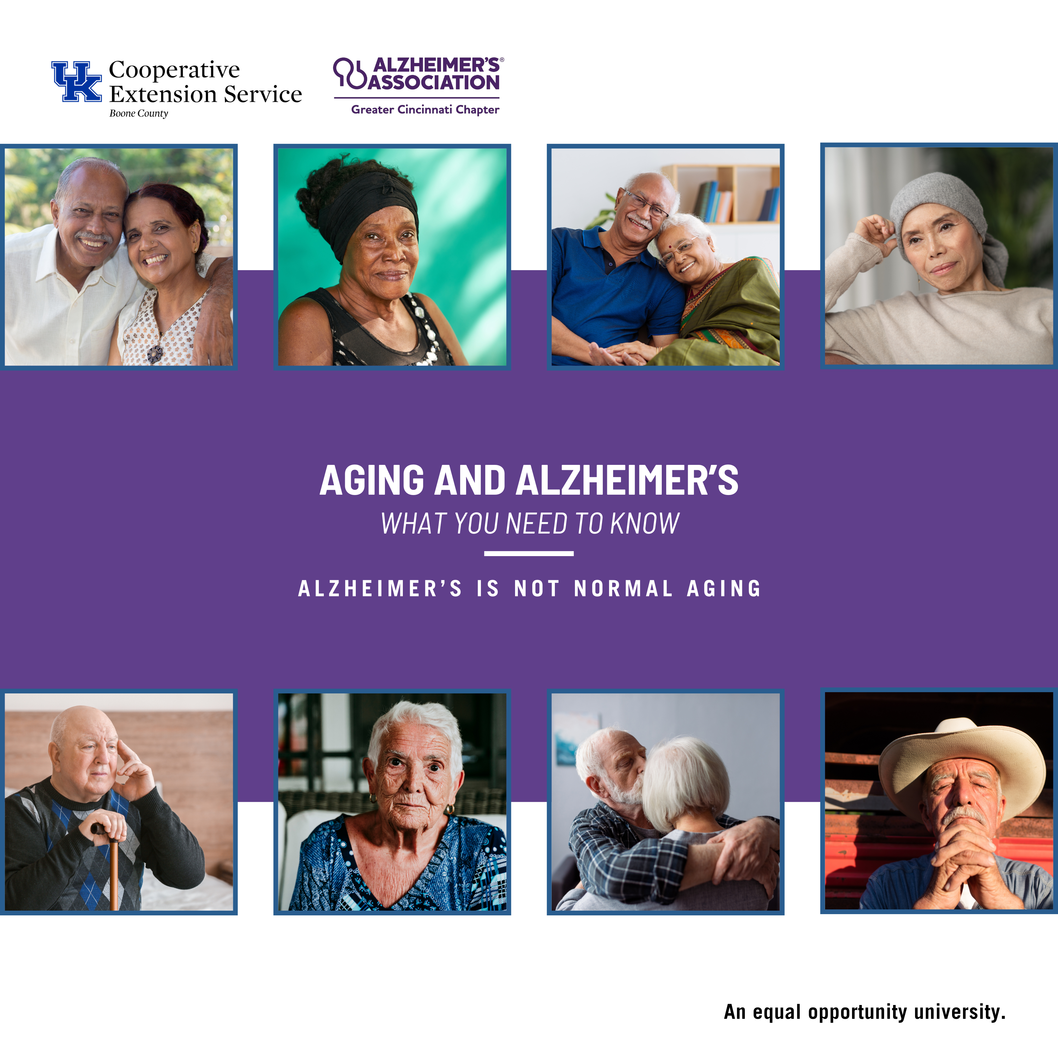 Aging and Alzheimer's: What you need to know program advertisement