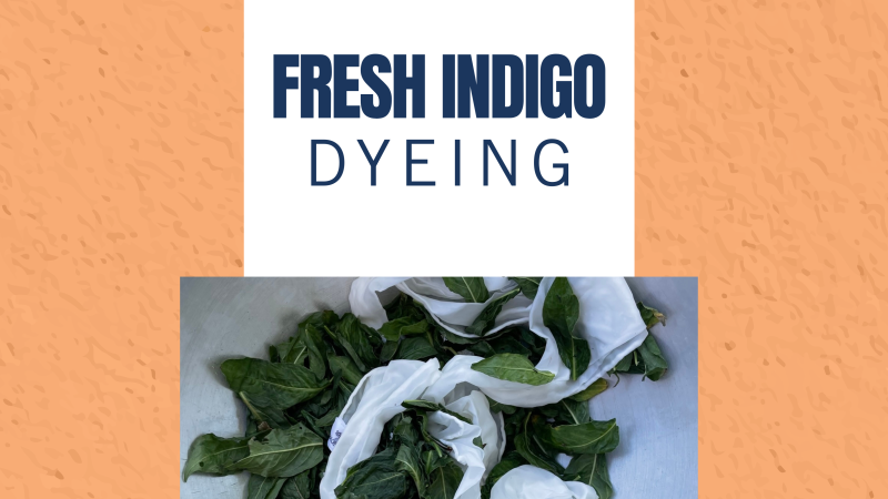 Fresh Indigo Dyeing Program Ad