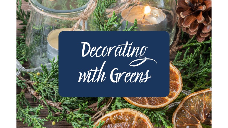 Decorating with Greens program ad