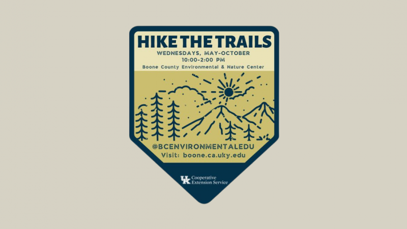 Hike the Trails: October event advertisement