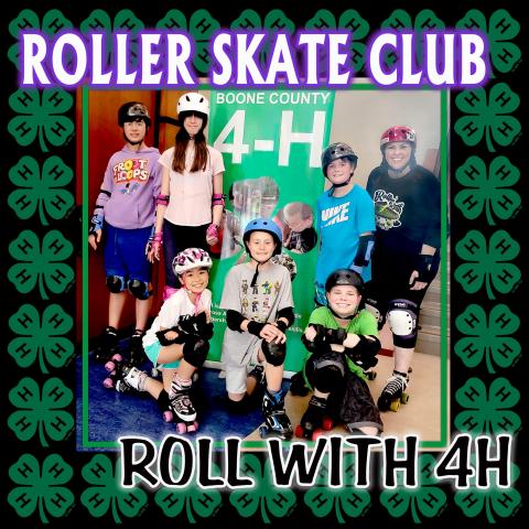 Rollerskate Club group photo