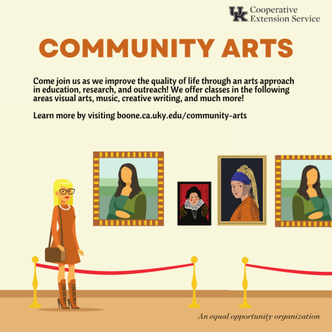 Community arts hello flyer